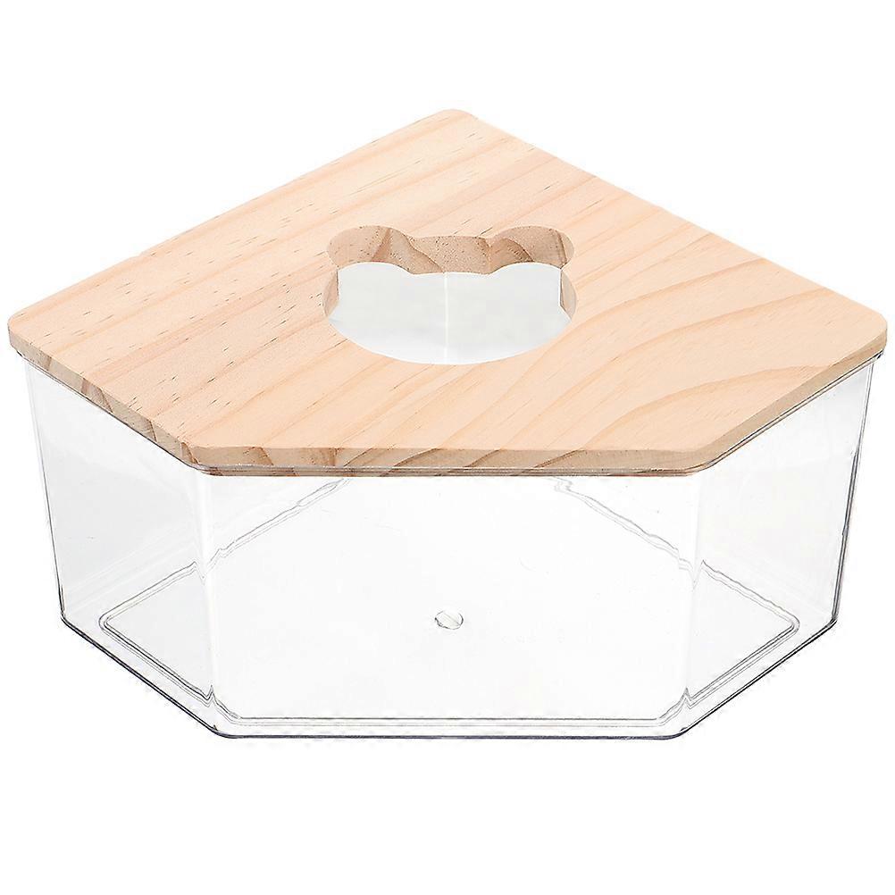 Assorted Color Hamster Bathroom Sand Bath Box Acrylic for Storage