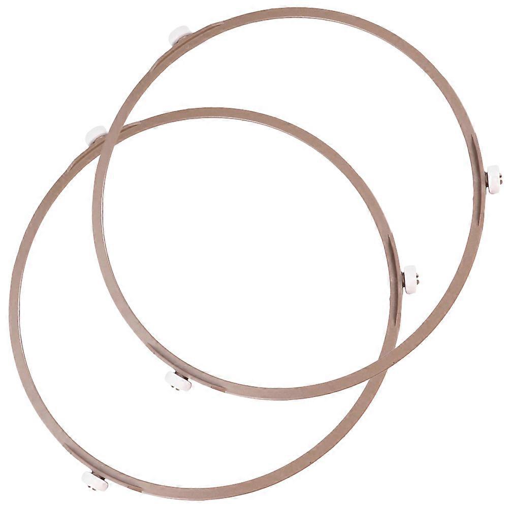 Microwave Turntable Holder Ring for Microwave Oven 4Pcs PP Material Brown
