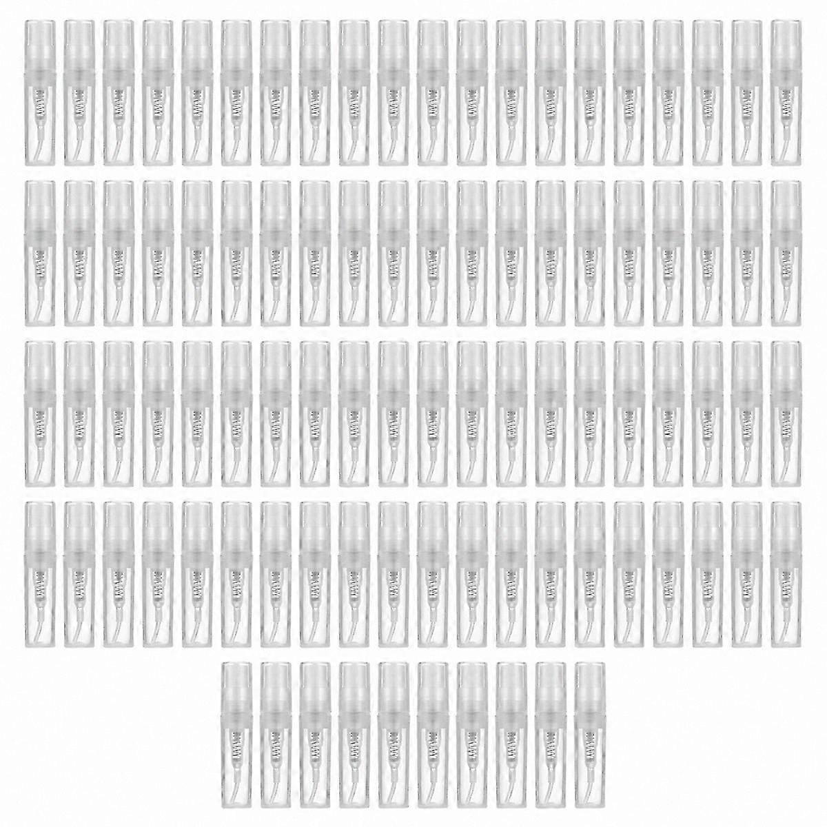 90Pcs 2ML Mini Plastic Perfume Bottles for Travel Sample Storage Portable Empty Containers