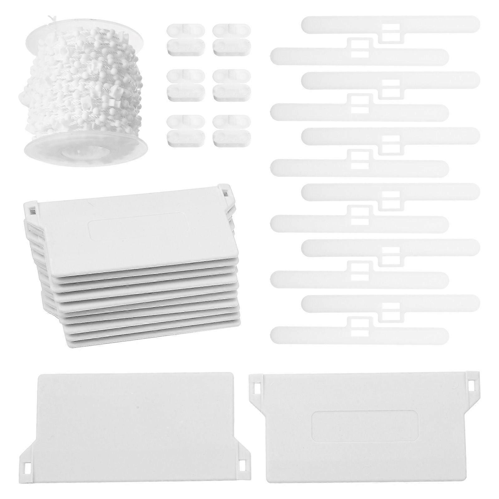 1 Set Blinds Replacement Spares Vertical Blinds Set Curtain Accessories (White)