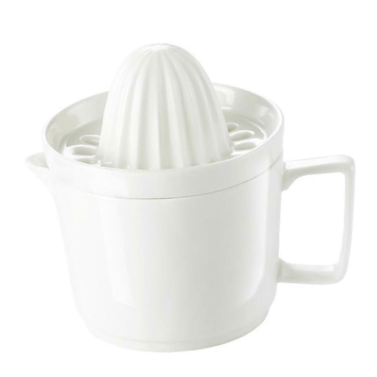Manual Citrus Juicer Cup Durable Ceramic Handheld Lemon Squeezer for Fast Juice Extraction