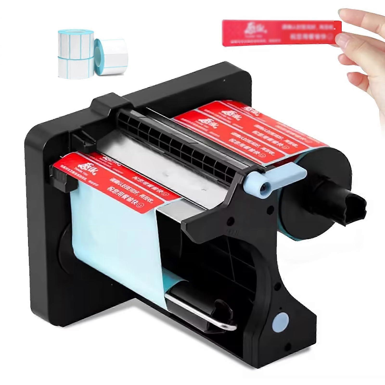 Automatic Label Dispenser with Dual Sensor, Electric 3Speed Adjustable for PET PVC Adhesive Labels