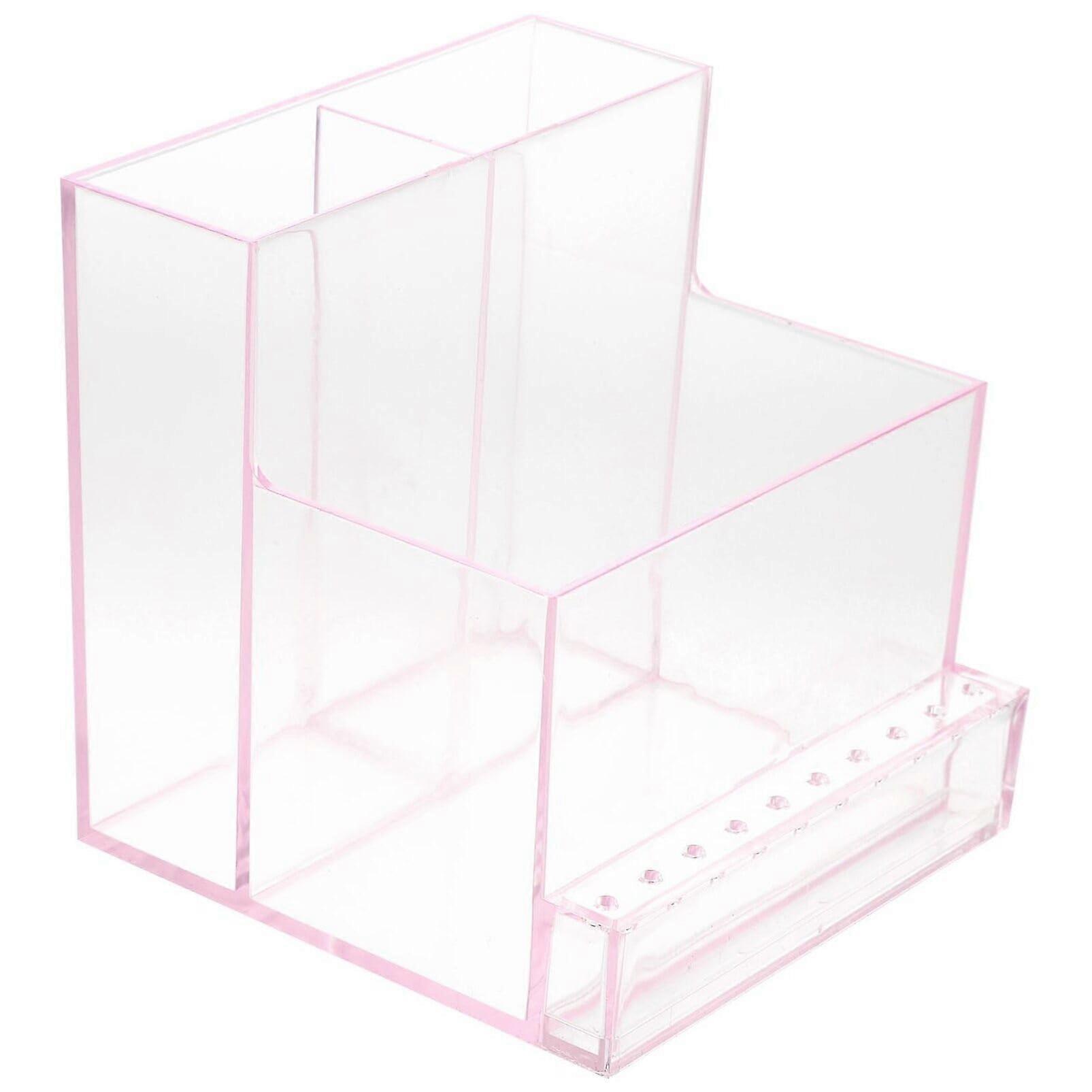 Nail Drill Holder Acrylic Bit Organizer Stand for Upright Storage and Easy Access