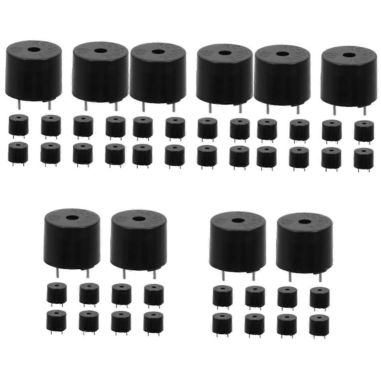 50pcs Microprocessor Controlled Electronic Alarm,  Decibel Buzzer Sound Device for Computers Printers Vehicles