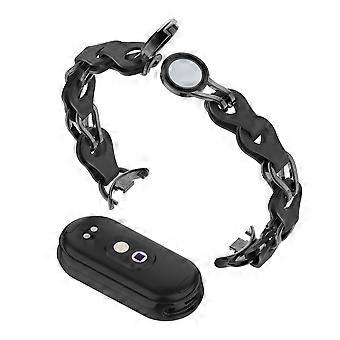 Xiaomi Smart Band 9 NFC/9/8 NFC/8 Watch Band aito lehmännahka + alumiiniseosketju rannekoru
