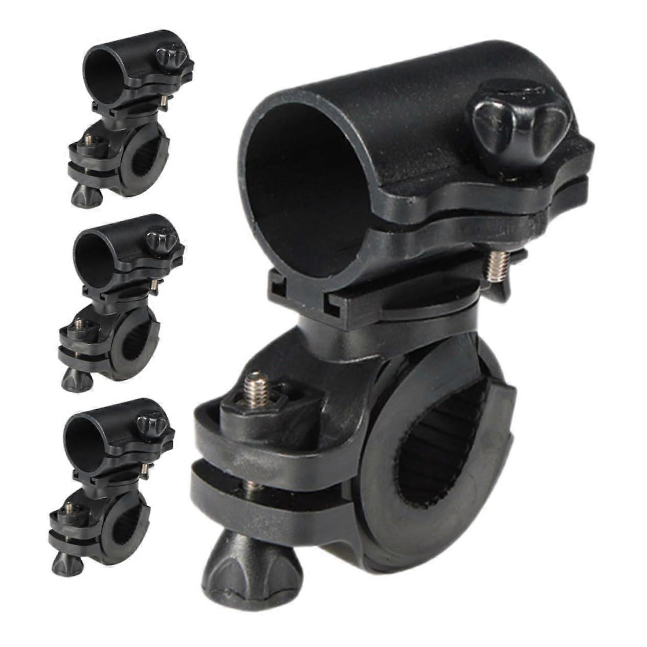 Bike Flashlight Mount with Secure Grip, Adjustable Angle, Universal Handlebar Holder for Night Riding