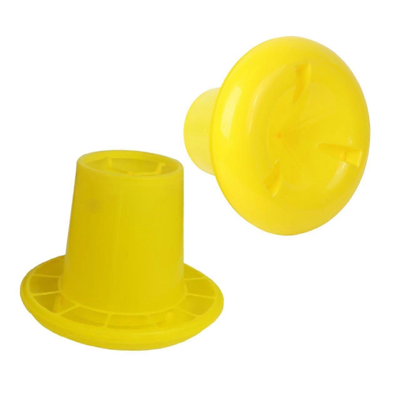 2pcs Automatic Chicken Feeder Hanging Poultry Feed Container Easy Clean Plastic Trough for Duck