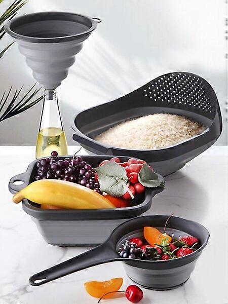 Kitchen Tool Set, Durable Plastic, 4-Piece, Household Cooking Tools