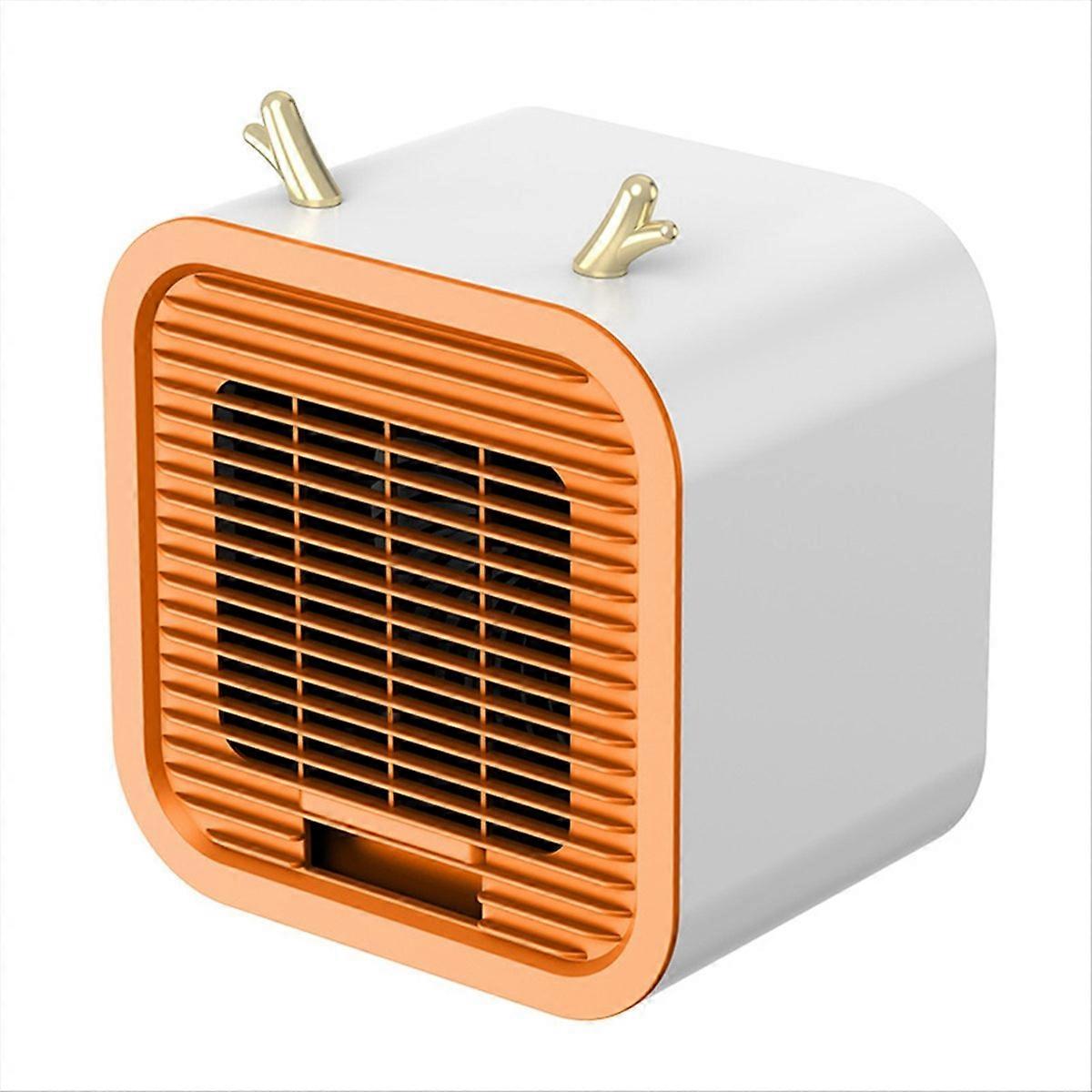 Portable Mini Air Conditioner, Air Cooler, Silent Operation, Orange