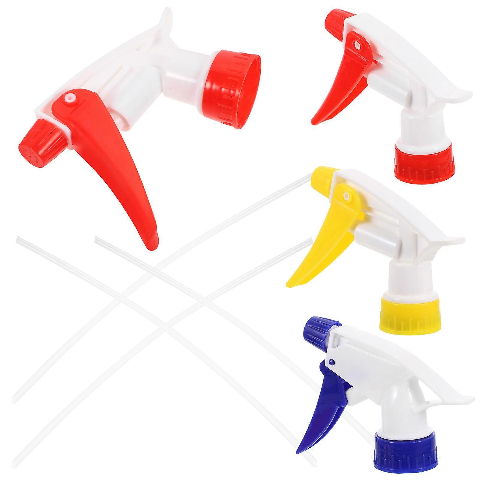 Bottle Sprayer Nozzle Spray Bottle Heads Home Use Assorted Color 4Pcs