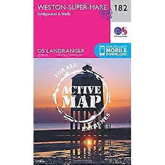 Weston-Super-Mare, Bridgwater & Wells (OS Landranger Kartta)