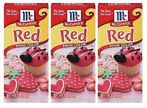 McCormick Matfärg Röd 3-pack