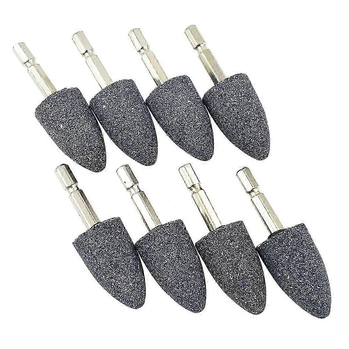 8 Pcs Cone Shape Grinding Stone (25mm)