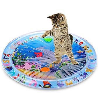 Water Sensory Playmat for Cats,Cat Toys for Bored Indoor Cats, Cat Kicker Toys Self Play Mat,Interactive Toys for Cats 2024 New