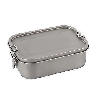 Lunch box da campeggio in titanio da 1800 ml con guarnizione anti-perdita e tazza in titanio per esterni per escursionismo