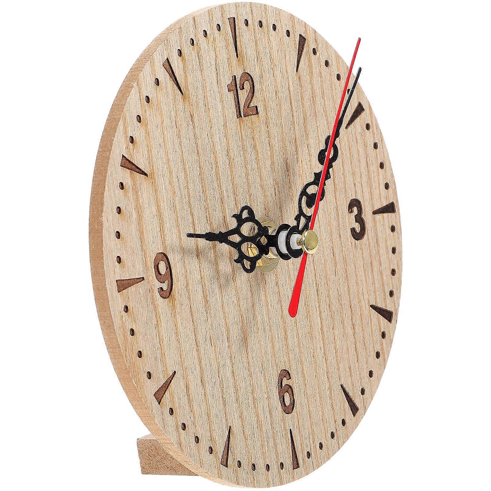 Rustic Wall Clock Farmhouse Wall Clock for Time Display 2Pcs Pack