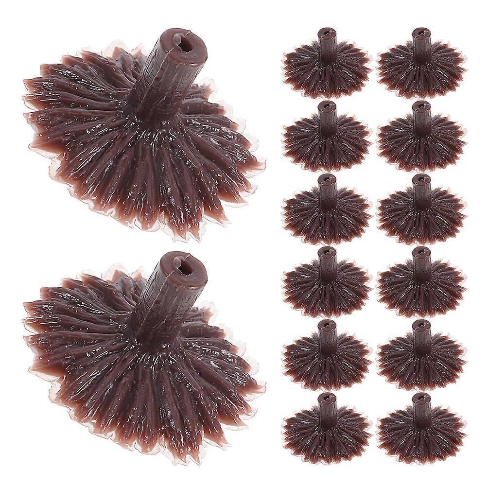 Model Tree Bases Plastic Miniature Tree Holder for Scenery 140Pcs Set