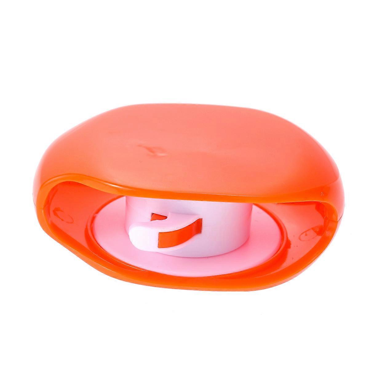 Automatic Roll Earphone Cable Cord Winder for Efficient Cable Management Orange