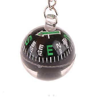1/2pcs Portable Lightweight Emergency Compass Outdoor Survival Keychain Ball Compass Tool