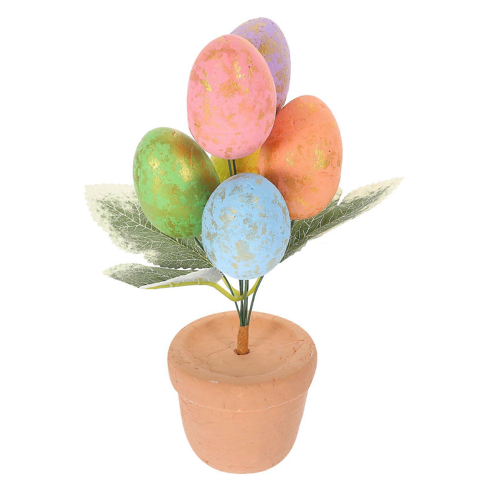 Easter Egg Bonsai Decoration Easter Egg Decoration Easter Desktop Decoration