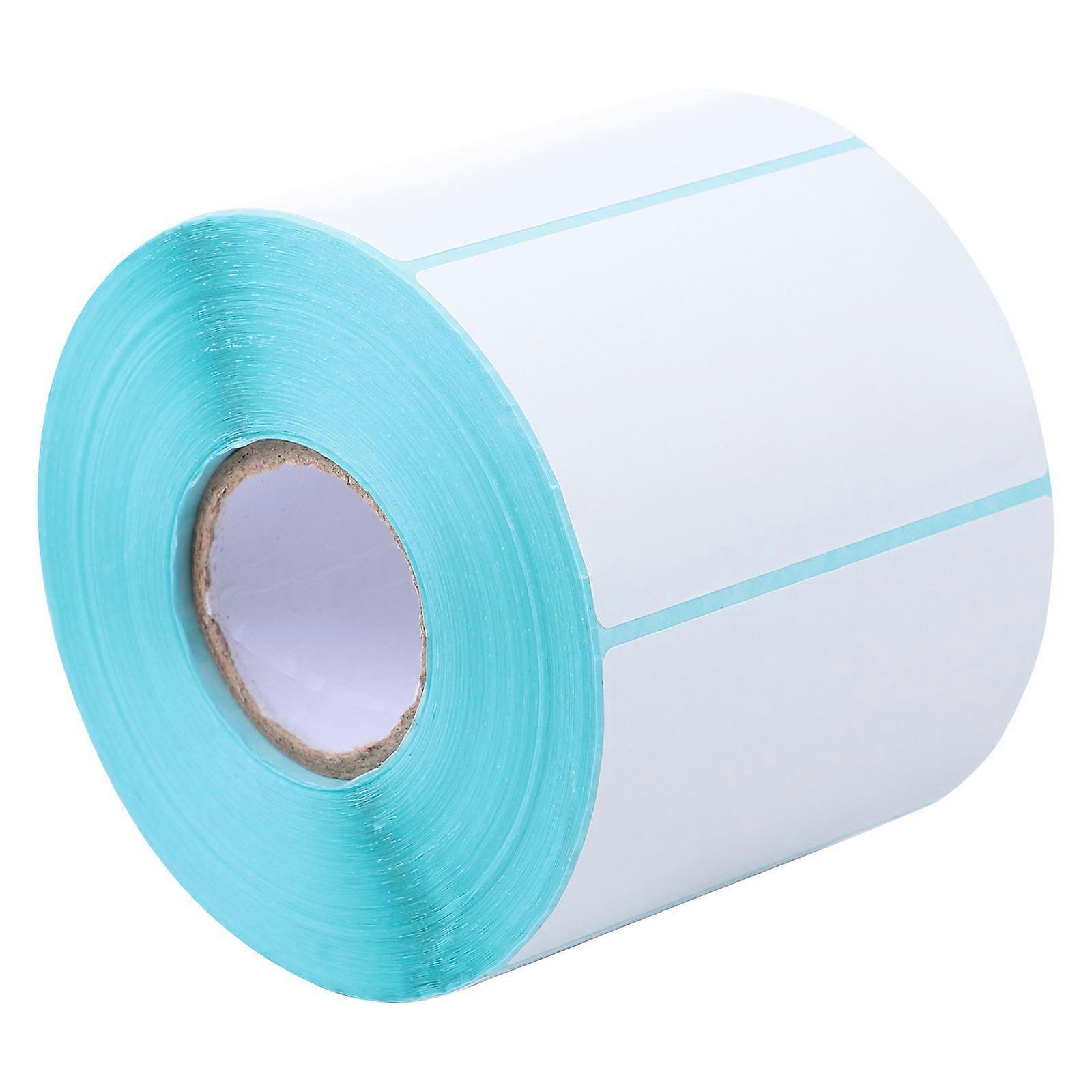 White Label Roll for Self Adhesive Address Labels Printing 2Pcs Set