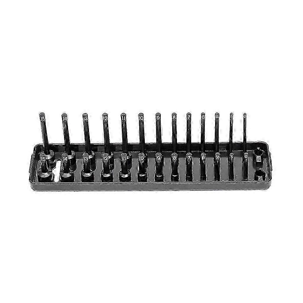 Socket tray and storage Organizer Drawer Workshop Toolboxes Black