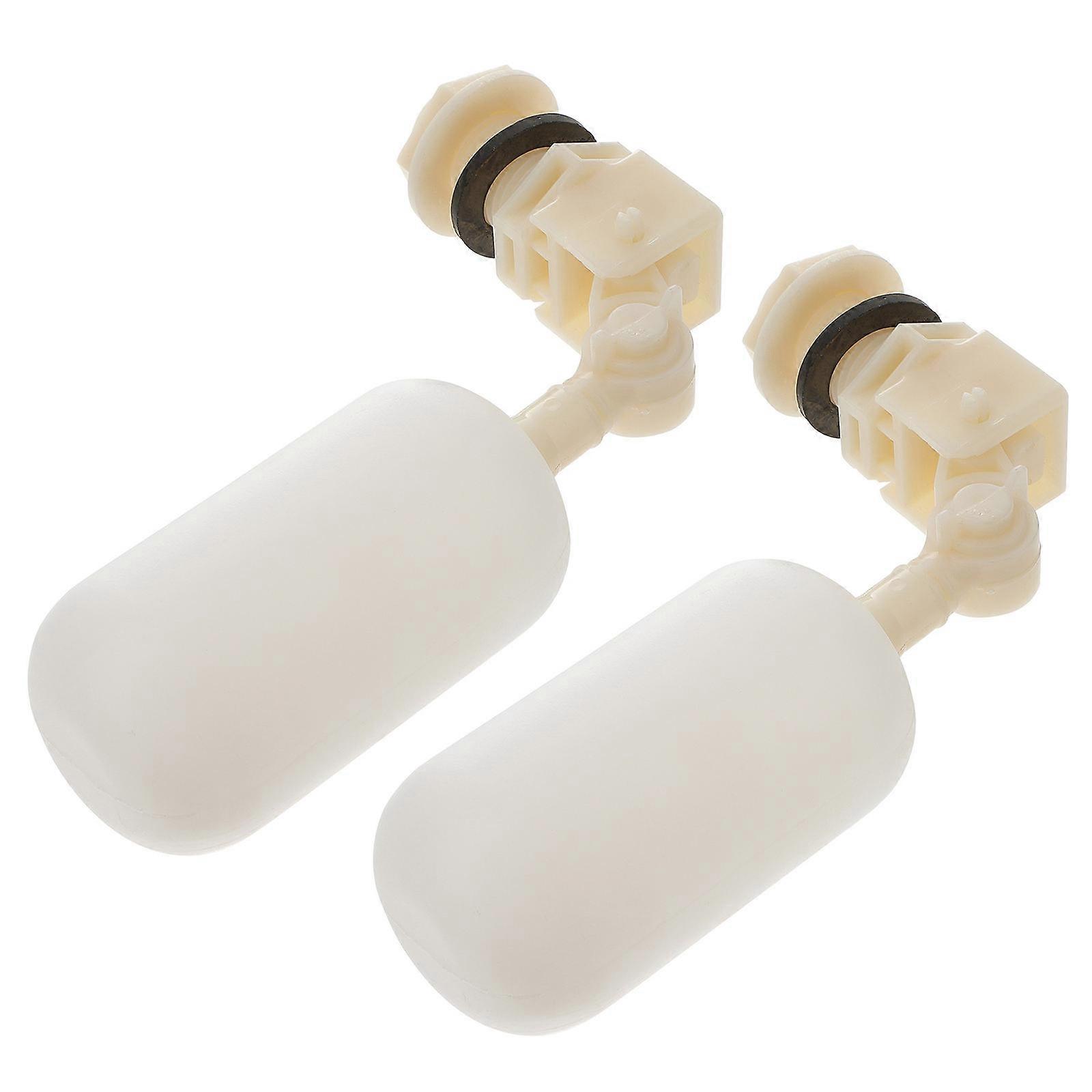 Float Valve Automatic Waterer Bowl for Farm Use 2Pcs Transparent Float