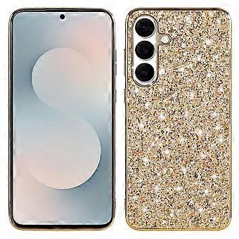 Kompatible Schutzhülle für Samsung Galaxy A37 5G, galvanisiertes TPU + PC, glitzernde Handy-Rückseite