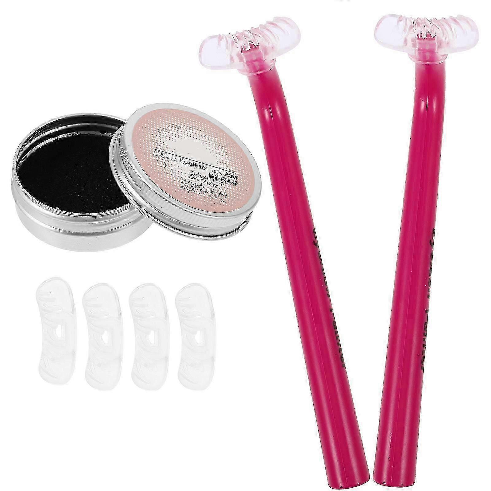 Eyelash Stamp 1Set Eye Makeup Tool for Lower Lashes Application