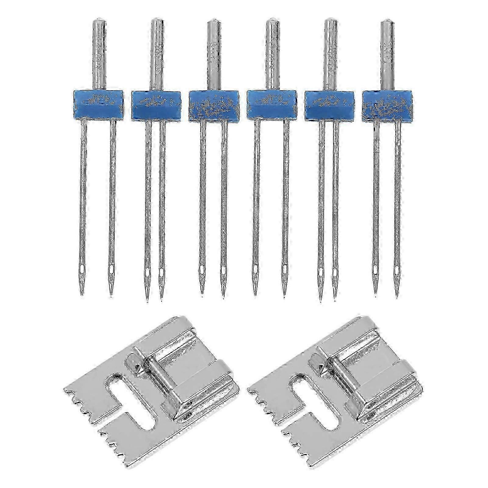 2026 Best 2 Sets Multi Function Sewing Twin Needles for Universal Sewing Machine