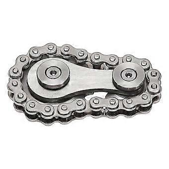 Fahrradkette Gear Fidget Spinner Gyro Edelstahl Kettenrad Dekomprimieren Spielzeug