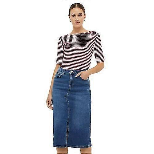 Dorothy Perkins Dames/Dames Midi Denim Split Front Midi Rok