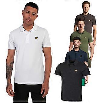 Polo de golf Lyle & Scott Sport de manga corta transpirable y absorbente