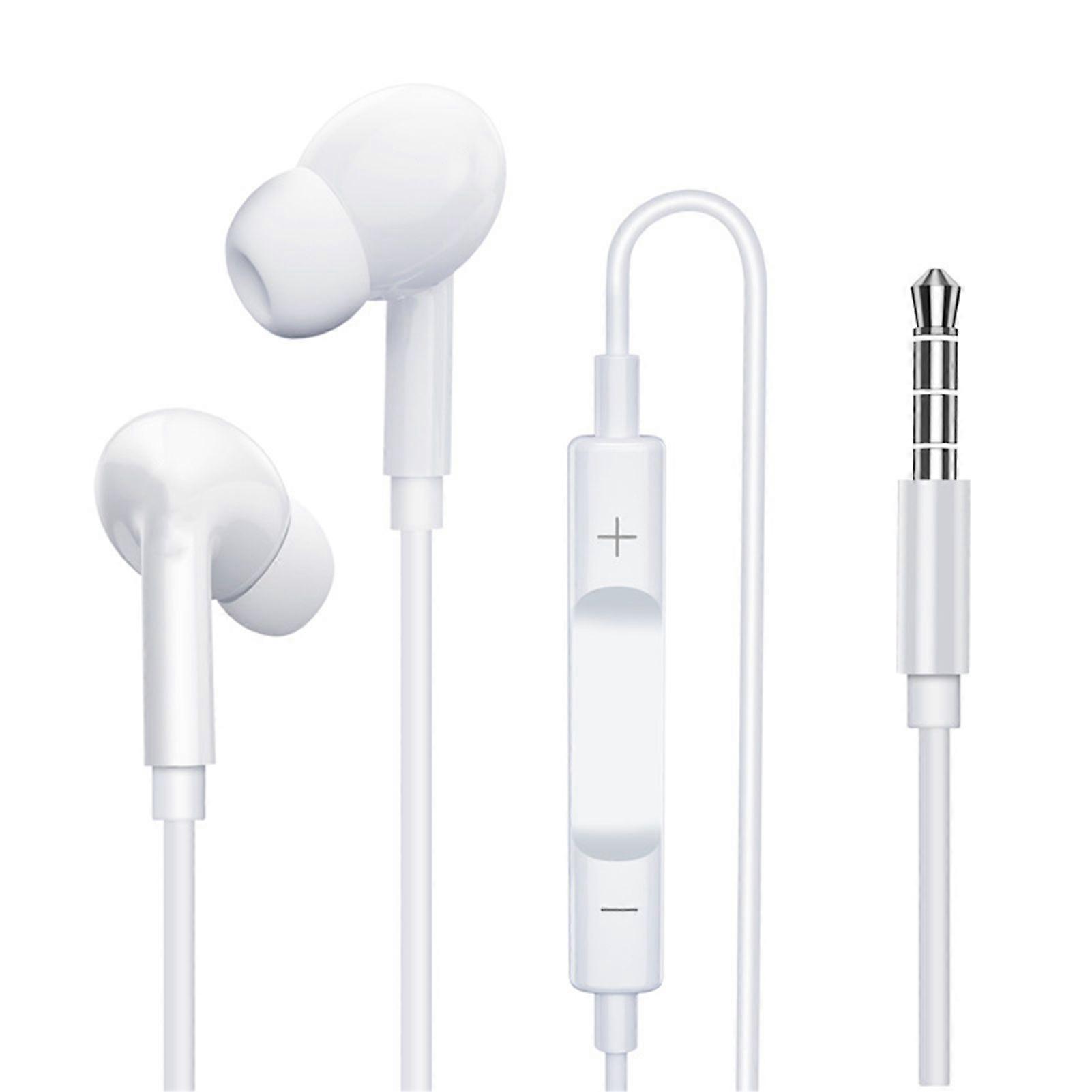 In-Ear Wired Headphone with Microphone Adjustable Volume Computer Gaming Headset Compatible Iphone for Android Compatible Huawei