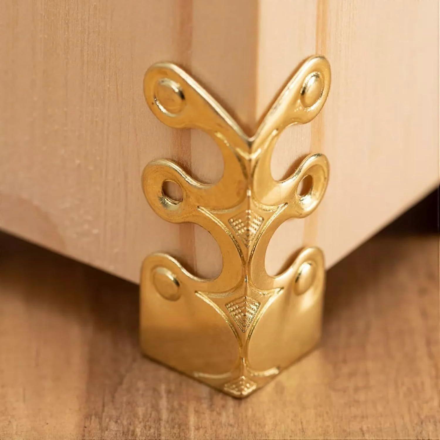 Baseboard Corner Protectors, Solid Brass Skirting Board Corner Protectors,