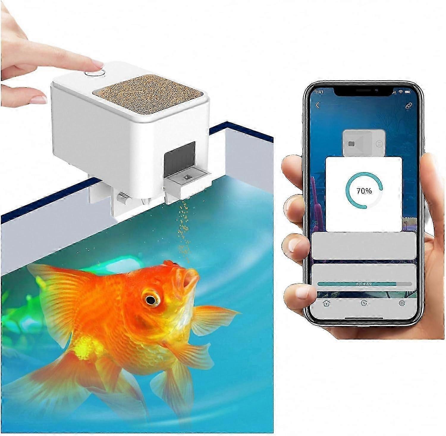 2026 Latest Model Automatic Fish Feeder WiFi Automatic Fish Feeder, Automatic