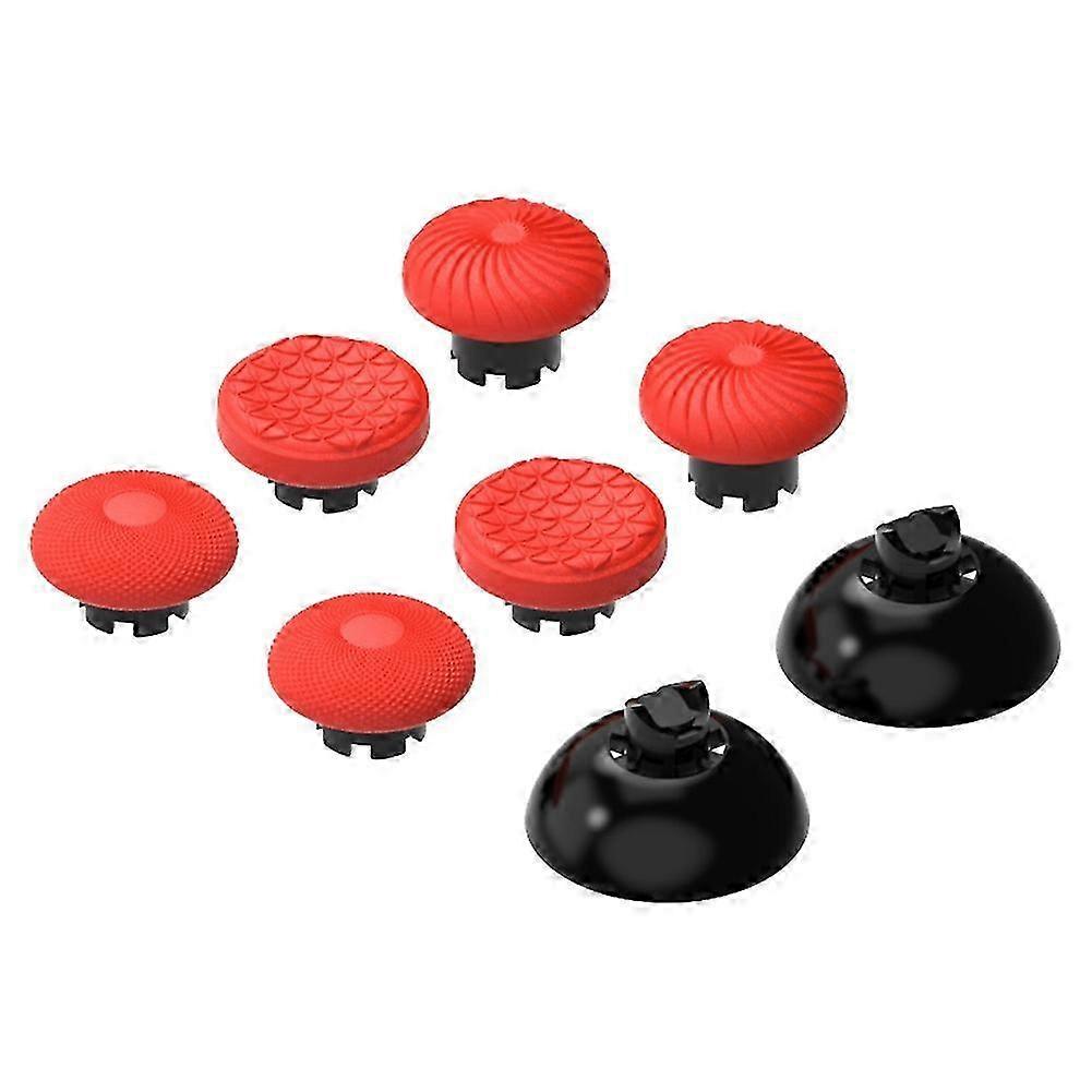 Rocker Cap & Paddle Accessory Set compatible with /// Controller Handles Gaming Controller Accessories Red