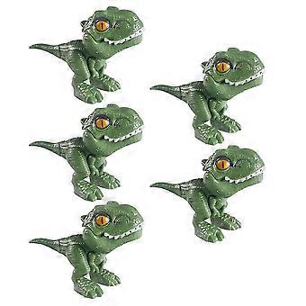 Dinosaurier-Ei-Fingerbeißspielzeug für Kinder, simulierter Tyrannosaurus-Dinosaurier, lustiges Spielzeug für Jungen, grün