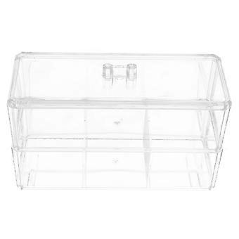 Makeup Puff Holder Acrylic Organizer for Storage Use 2-Layers