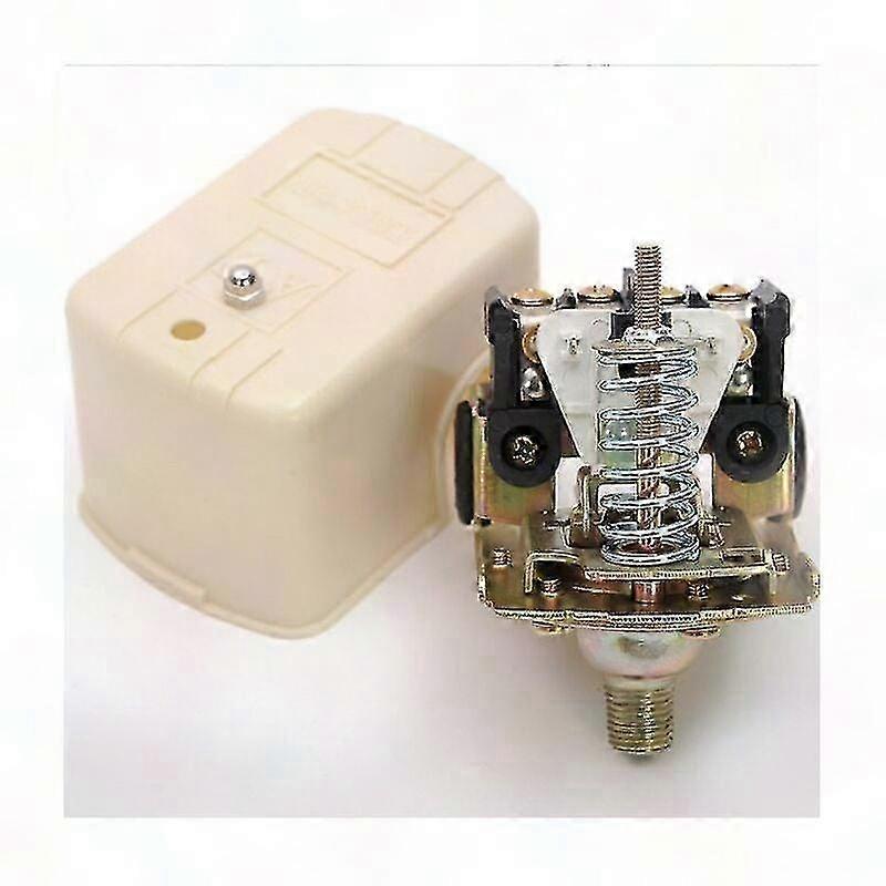 Adjustable 220V Water Pump Pressure Switch compatible with Self-Priming Garden Pump with Single Spring Control