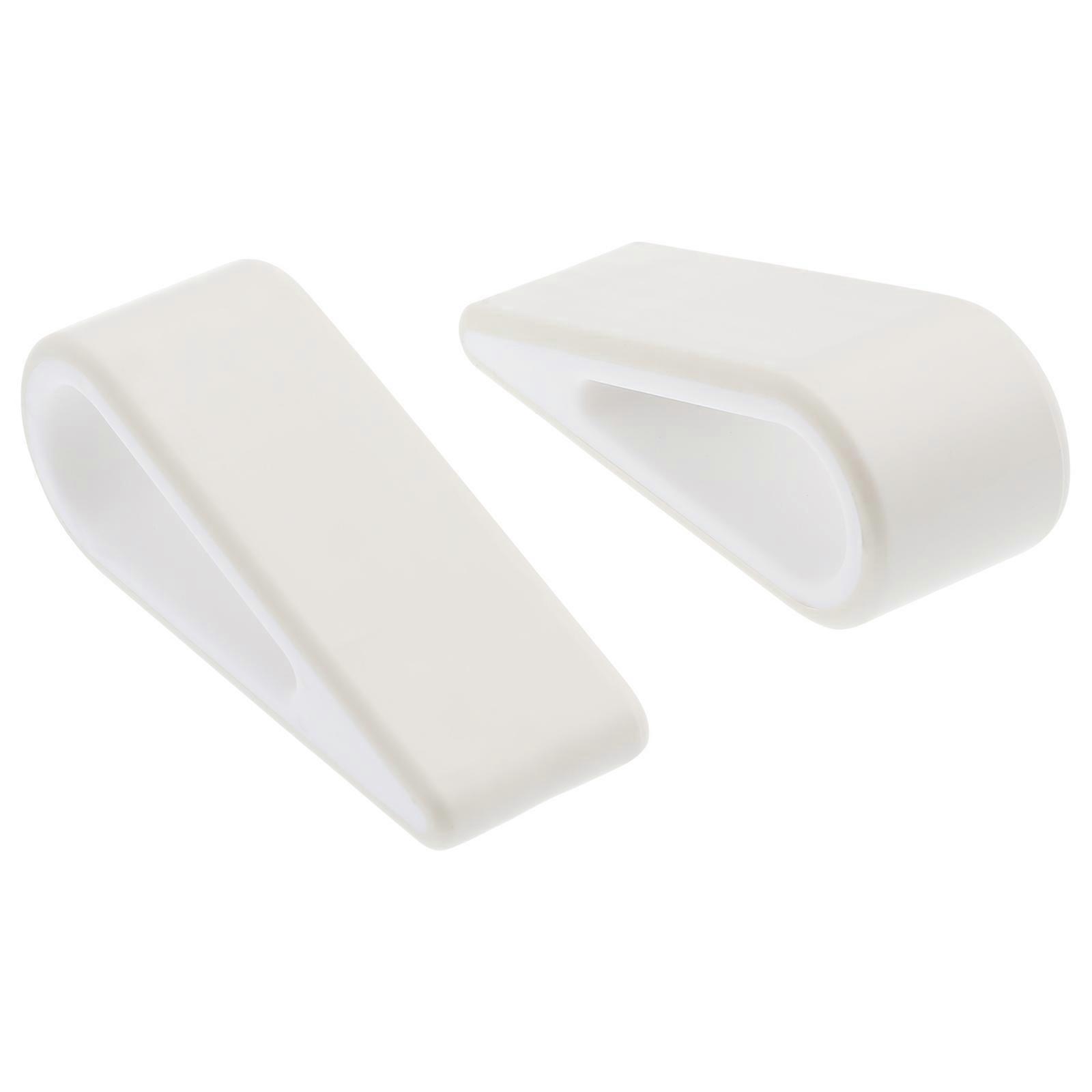 2pcs Notebook Computer Heightening Stand Laptop Adjustable Support Mini Radiator (White)