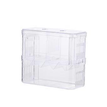 Caja de incubación pequeña y transparente para la cría de peces de acuario