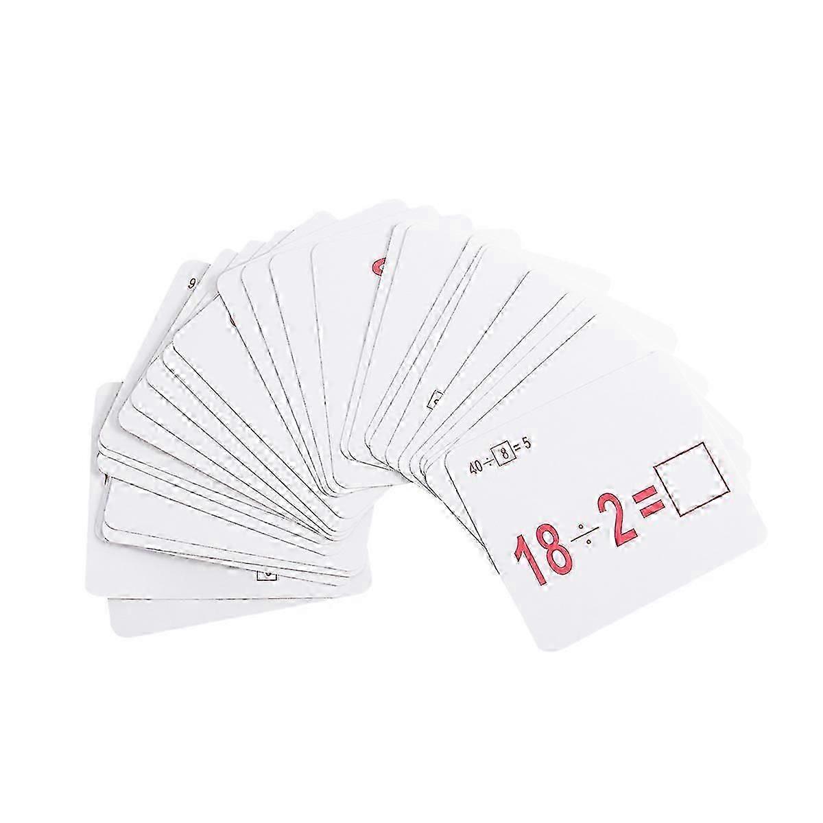 Spanish Math Toy Cards for Kids Arithmetic Learning 54Pcs Educational Set