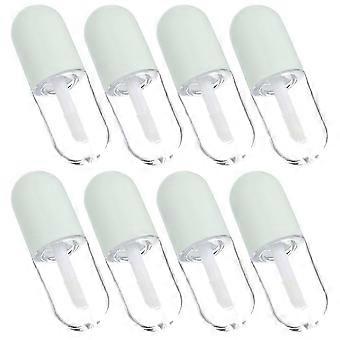 Empty Plastic Lipstick Tubes Travel Daily Use Green Color 5ml Size For Lip Balm 8Pcs