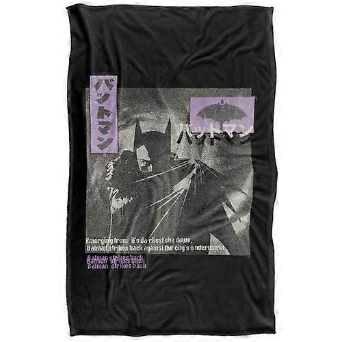 Batman Kanji Darkest Shadows Soft Touch Blanket
