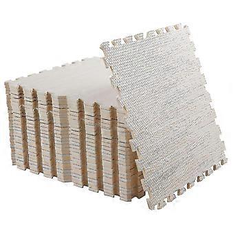 12 Pcs Thick Eva Soft Gym Foam Mat Tiles 30x30cm For Workout Garage-yuyu