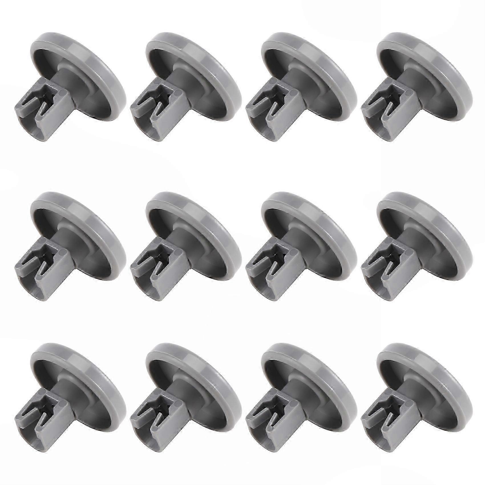 Lower Basket Dishwasher Replacement Wheels, 12 PCS Caster Rollers