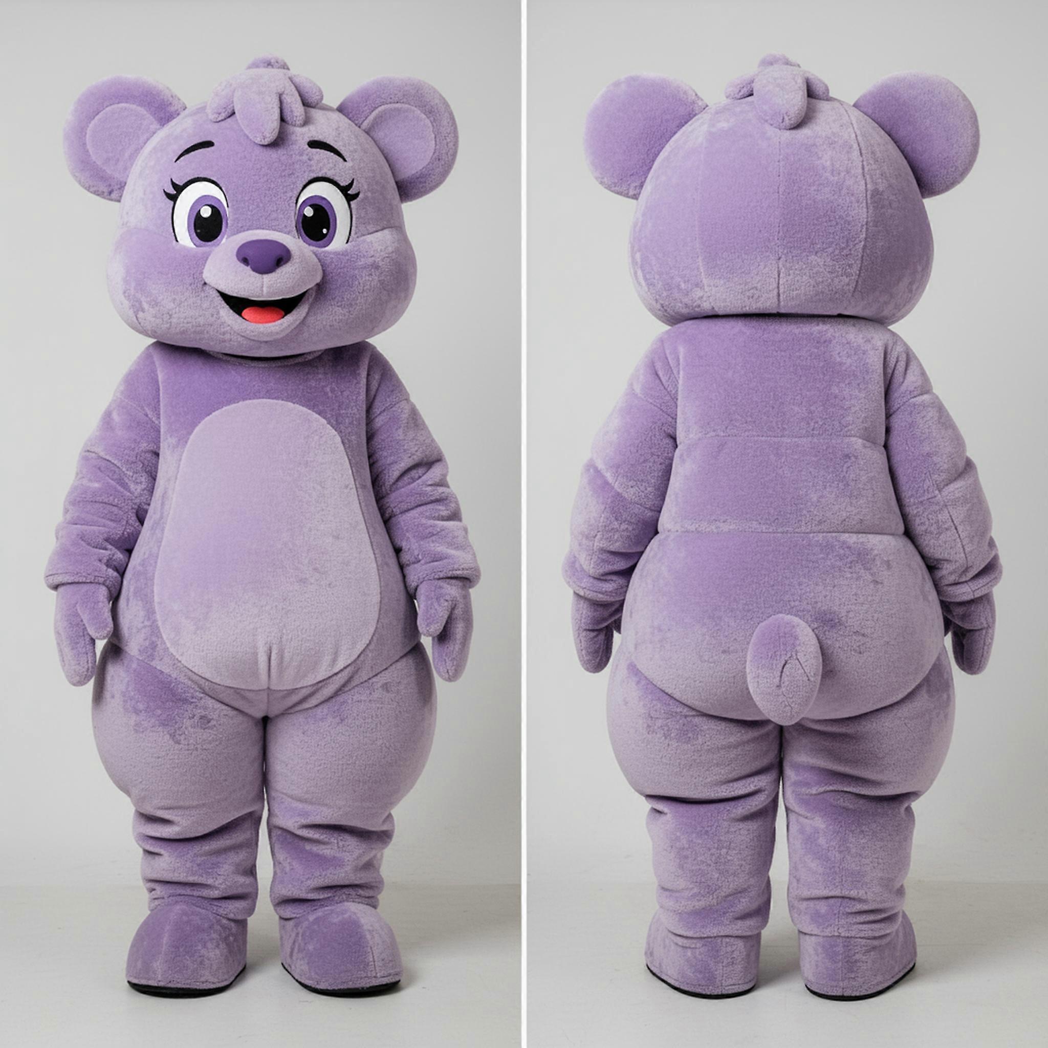 MASTICOT Lavender Broad Shouldered Chief Mascot