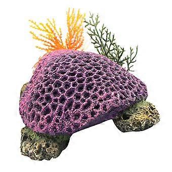 Simulation Coral Aquarium Turtle Decoration for Fish Tank 1Pcs Resin Design