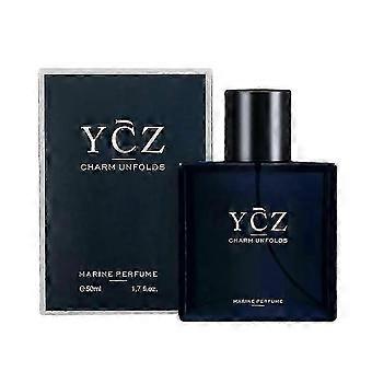 Luxe oceaanparfum spray voor mannen, Midnight Marine Eau de Parfum, langdurige geur, dagelijks gebruik.